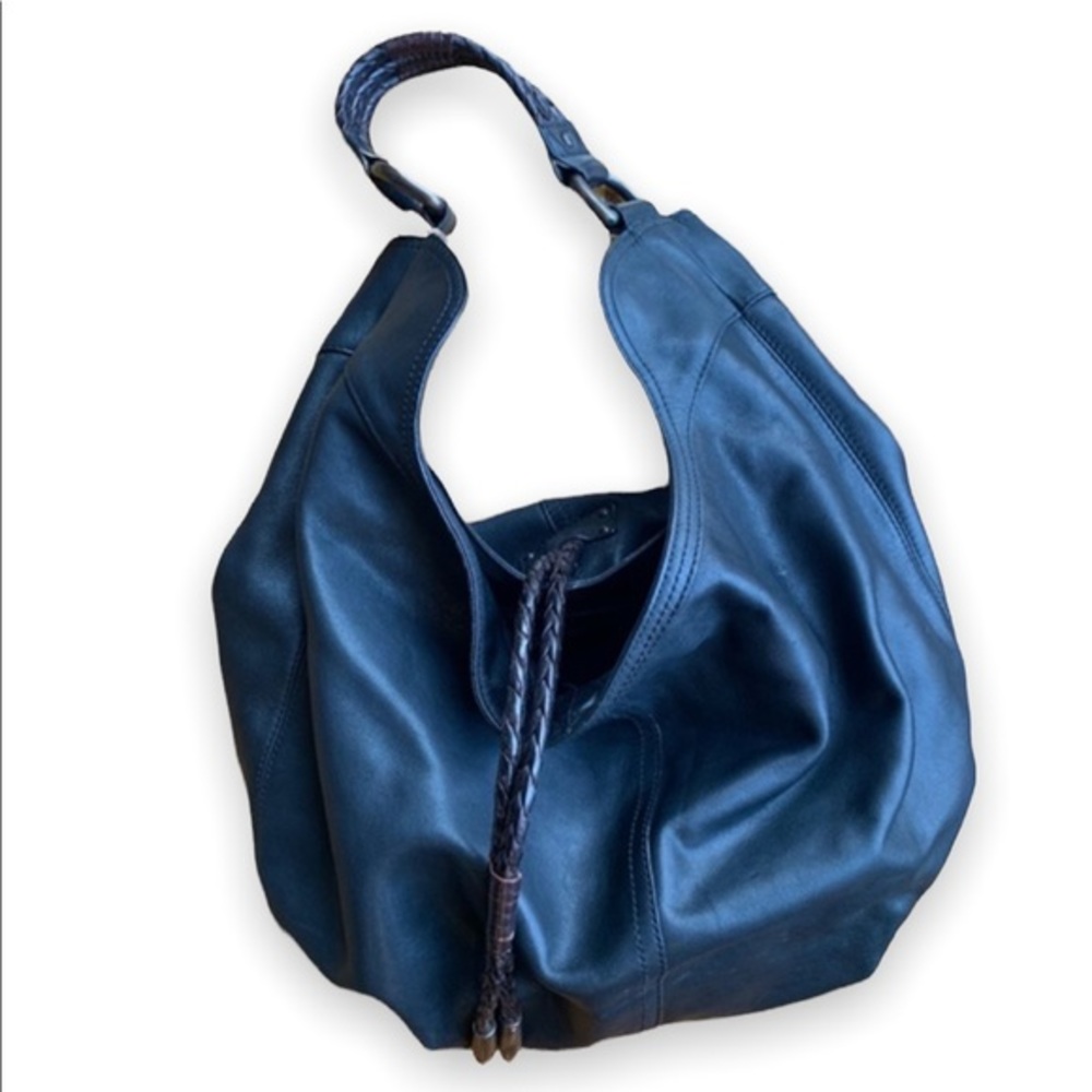NWOT Leather “Bullet” Hobo